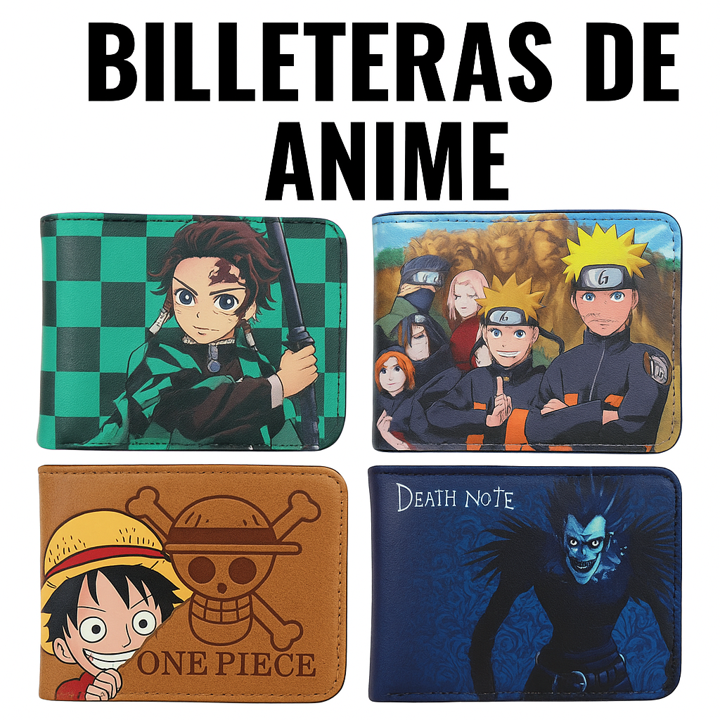 BILLETERAS DE ANIME