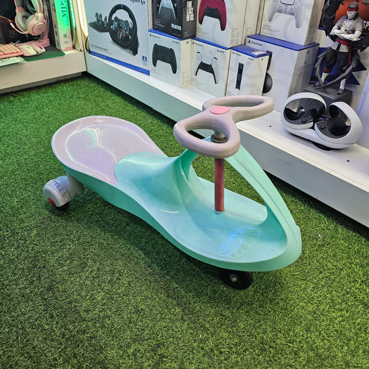 AUTO DESLIZADOR INFANTIL VERDE AGUA