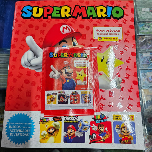 SOBRE SUPER MARIO FIGURITAS PANINI