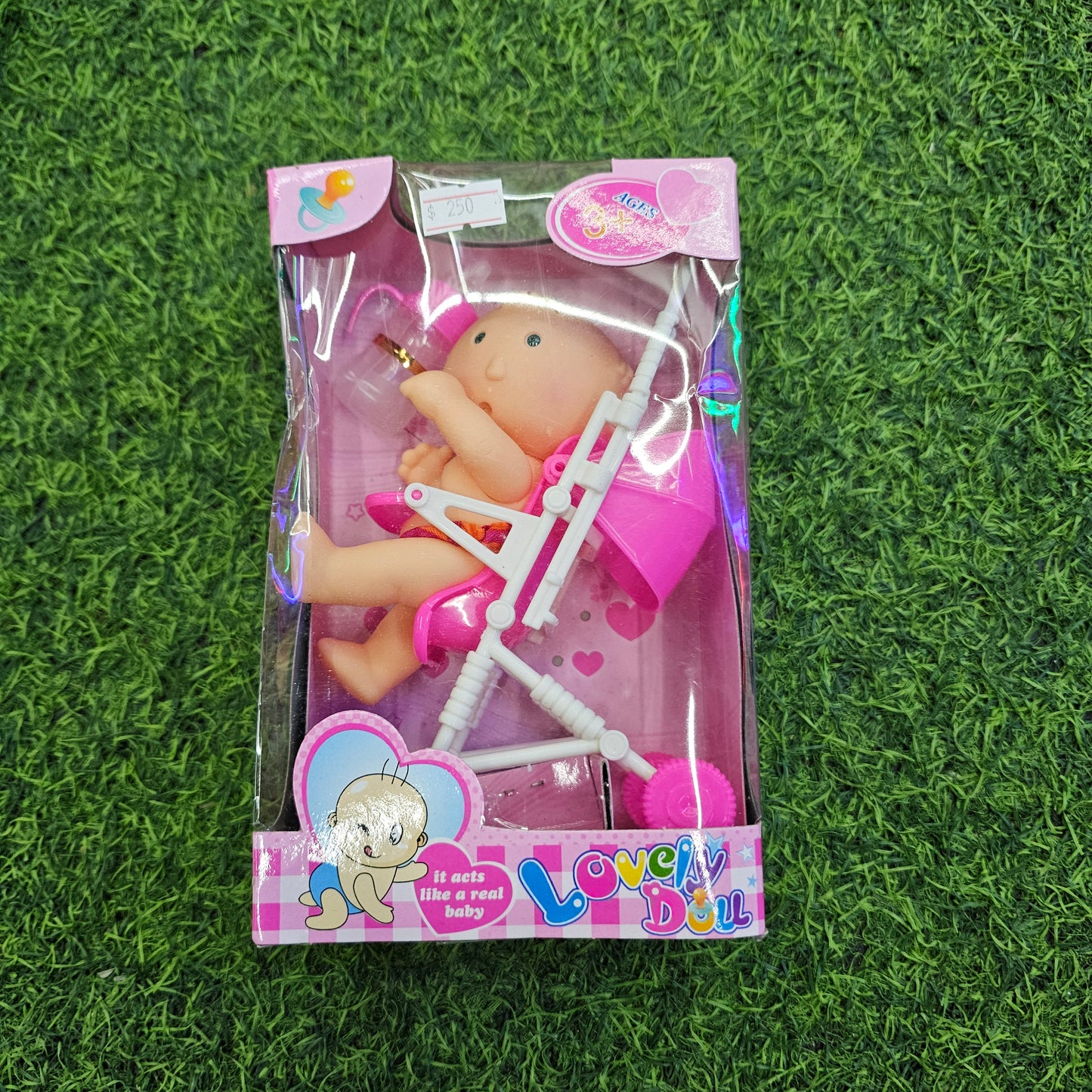 MUÑECO EN CICHECITO DE BEBE