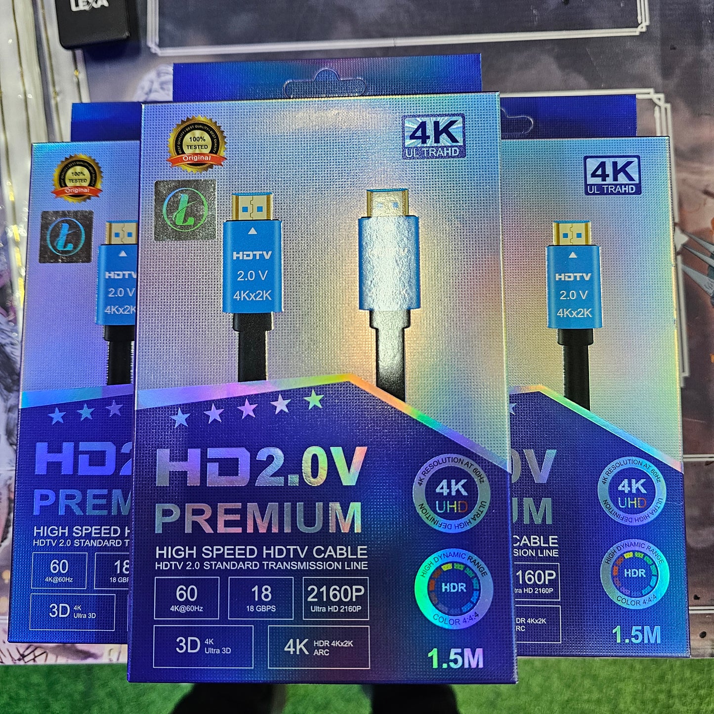 CABLE HDMI 4K 1.5M