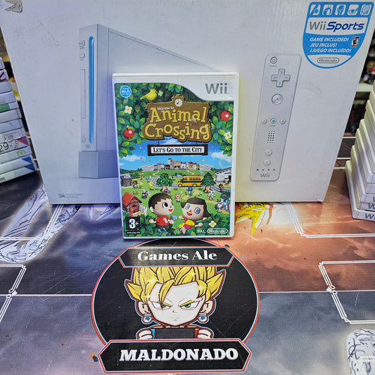 ANIMAL CROSSING LETS GO TO THE CITY JUEGO DE NINTENDO WII (USADO)