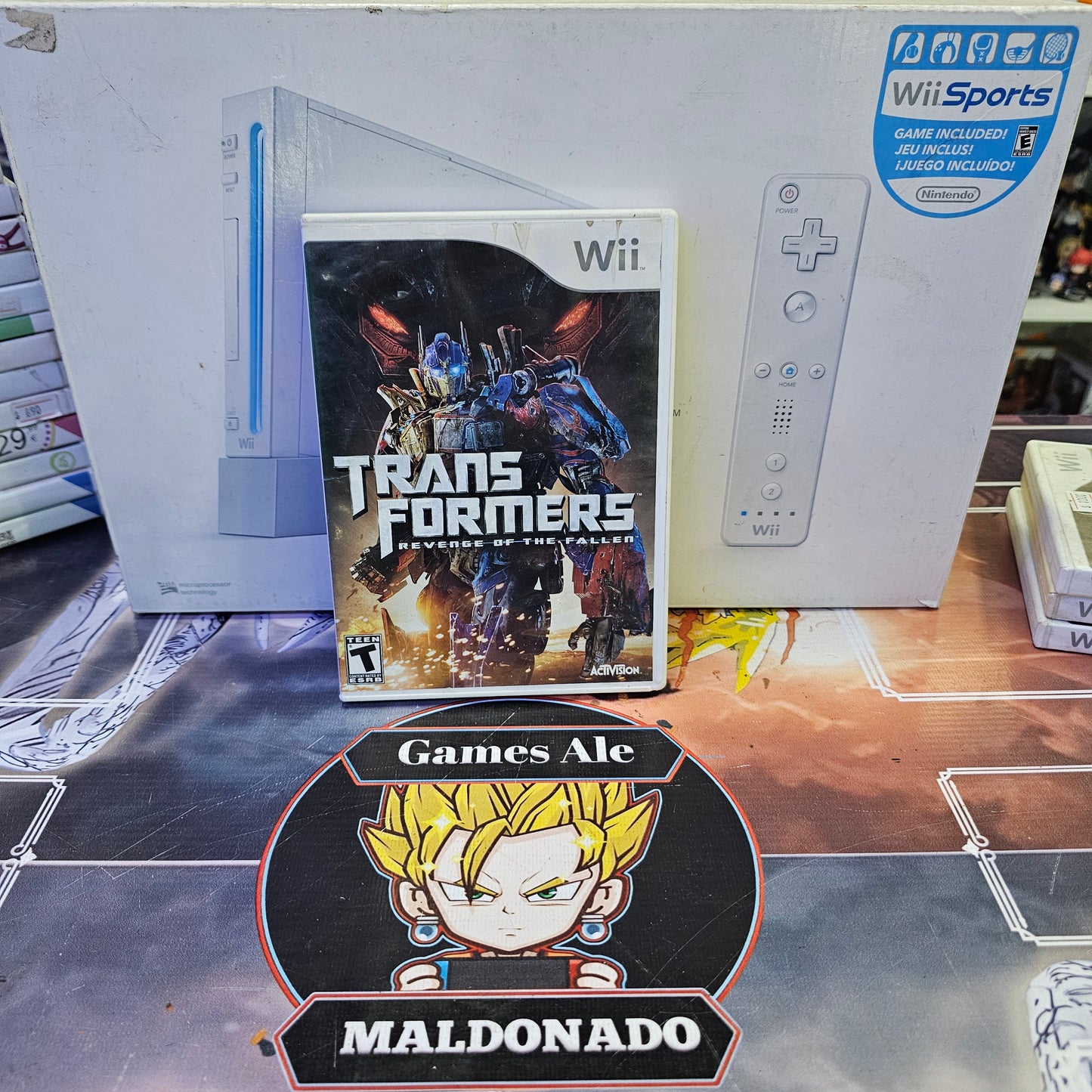 TRANSFORMERS REVENGE OF THE FALLEN JUEGO DE NINTENDO WII (USADO)