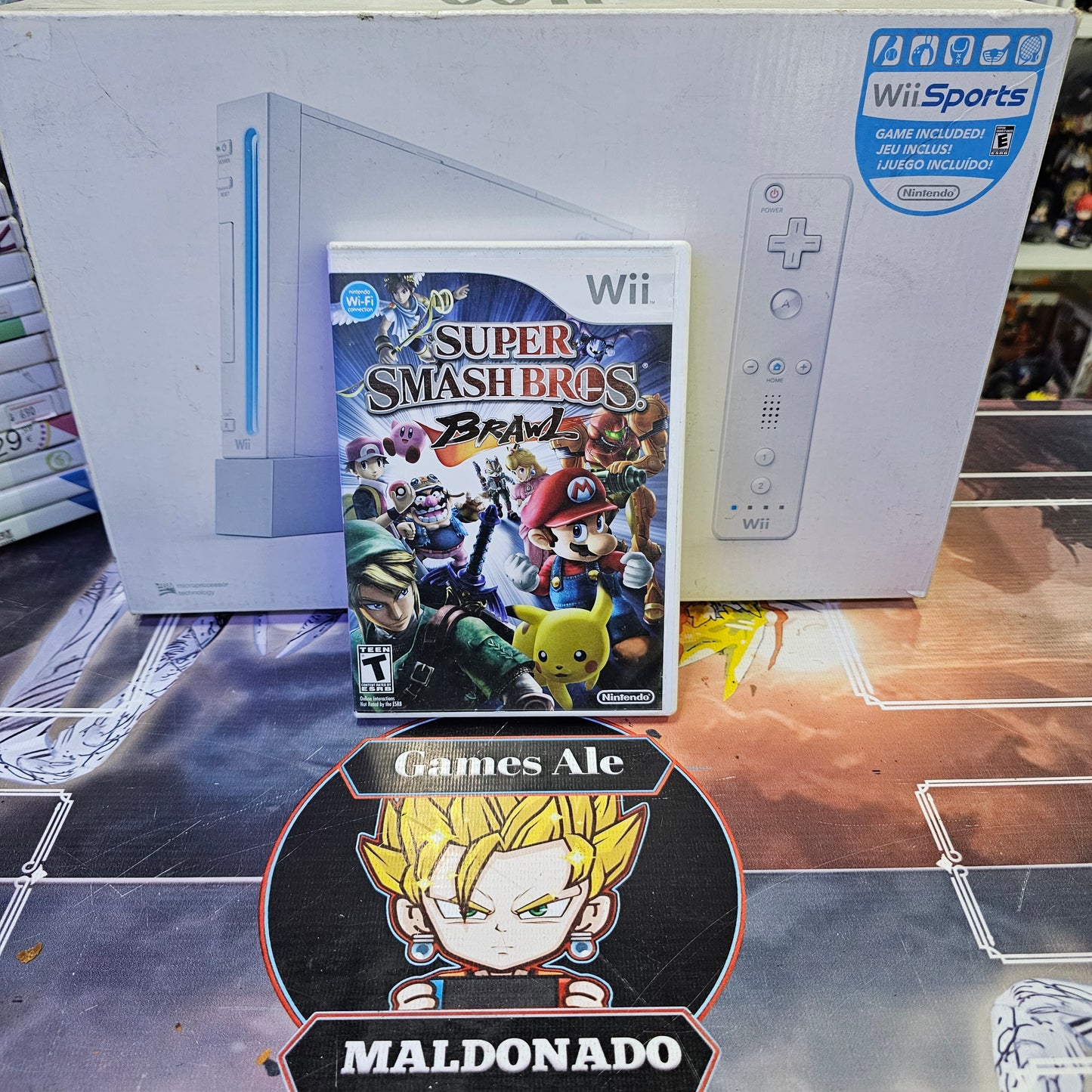SUPER SMASH BROS BRAWL JUEGO DE NINTENDO WII (USADO)