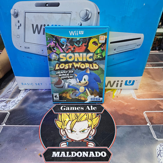 SONIC LOST WORLD DEADLY SIX BONUS EDITION JUEGO DE NINTENDO WII U (USADO)