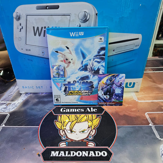 POKKEN TOURNAMENT CON AMIIBO CARD INCLUIDO JUEGO DE NINTENDO WII U (USADO)