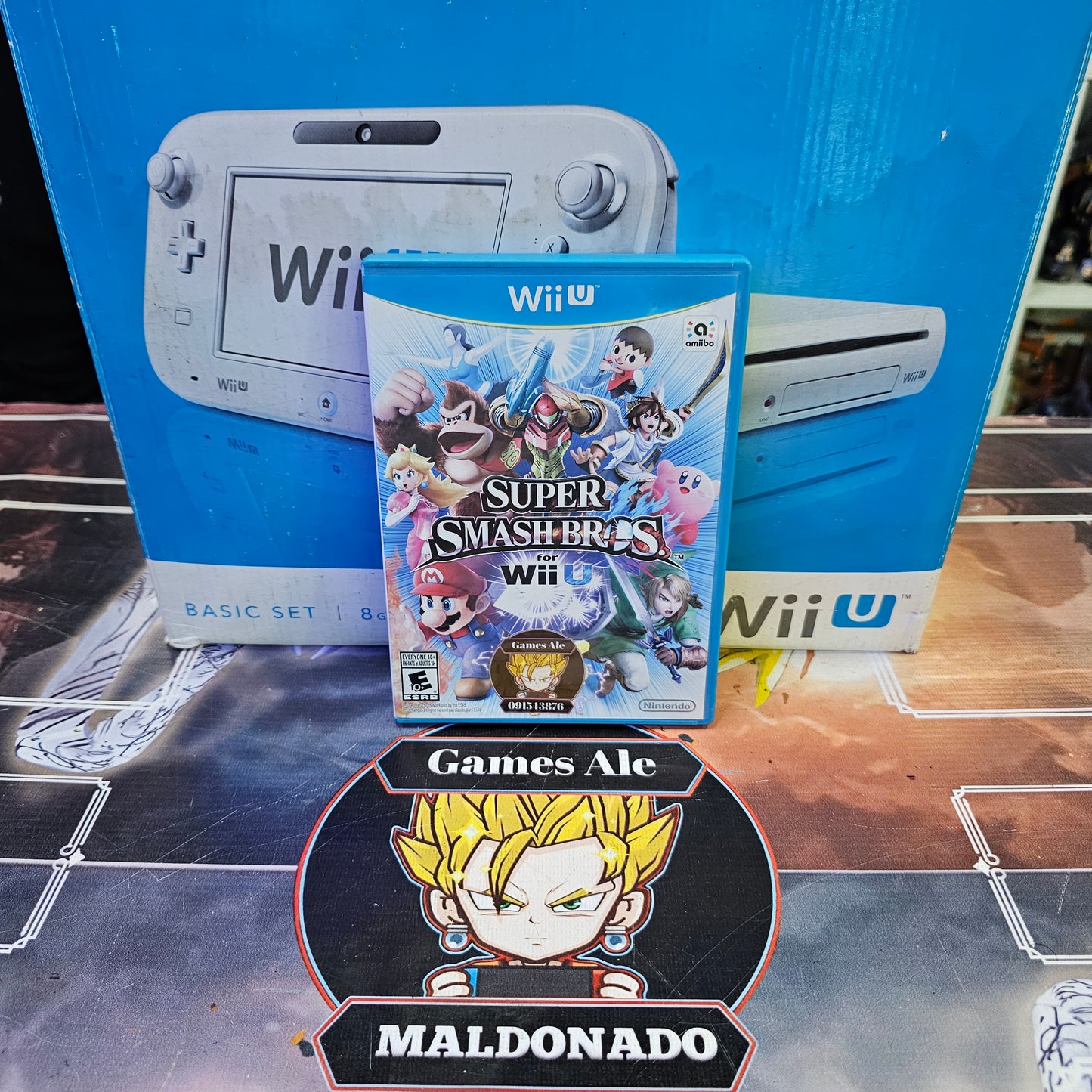 SUPER SMASH BROS WII U JUEGO DE NINTENDO WII U (USADO)