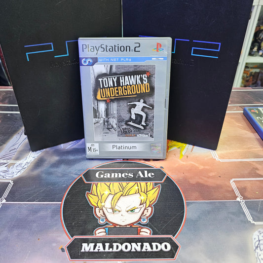 TONY HAWKS UNDERGROUND PLATINUM JUEGO DE PLAYSTATION 2 (USADO)