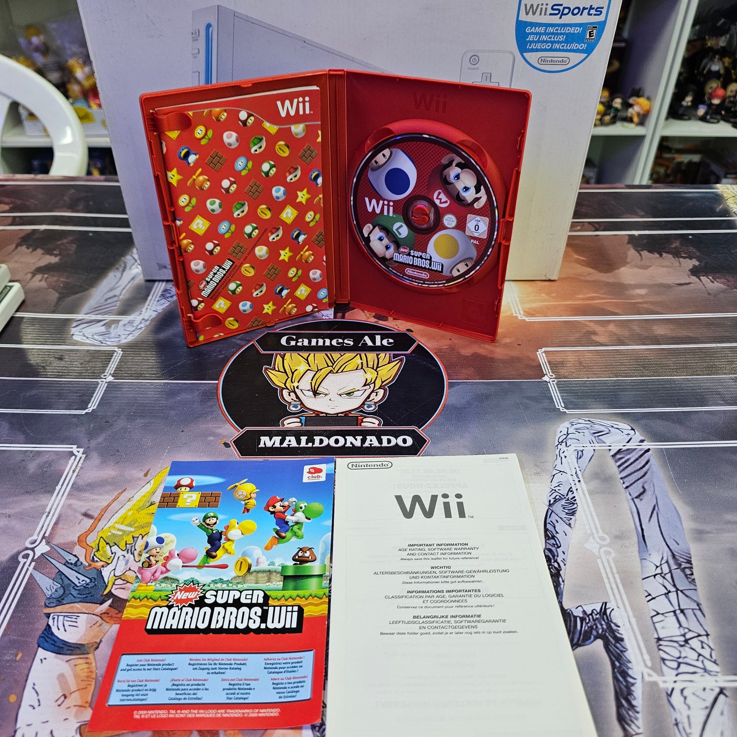 SUPER MARIO BROS WII NINTENDO WII (USADO)