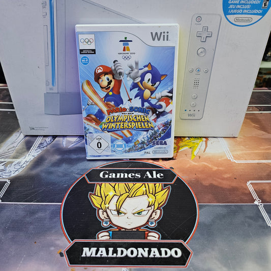 MARIO Y SONIC OLIMPISCHEN WINTERSPIELEN JUEGO DE NINTENDO WII (USADO)