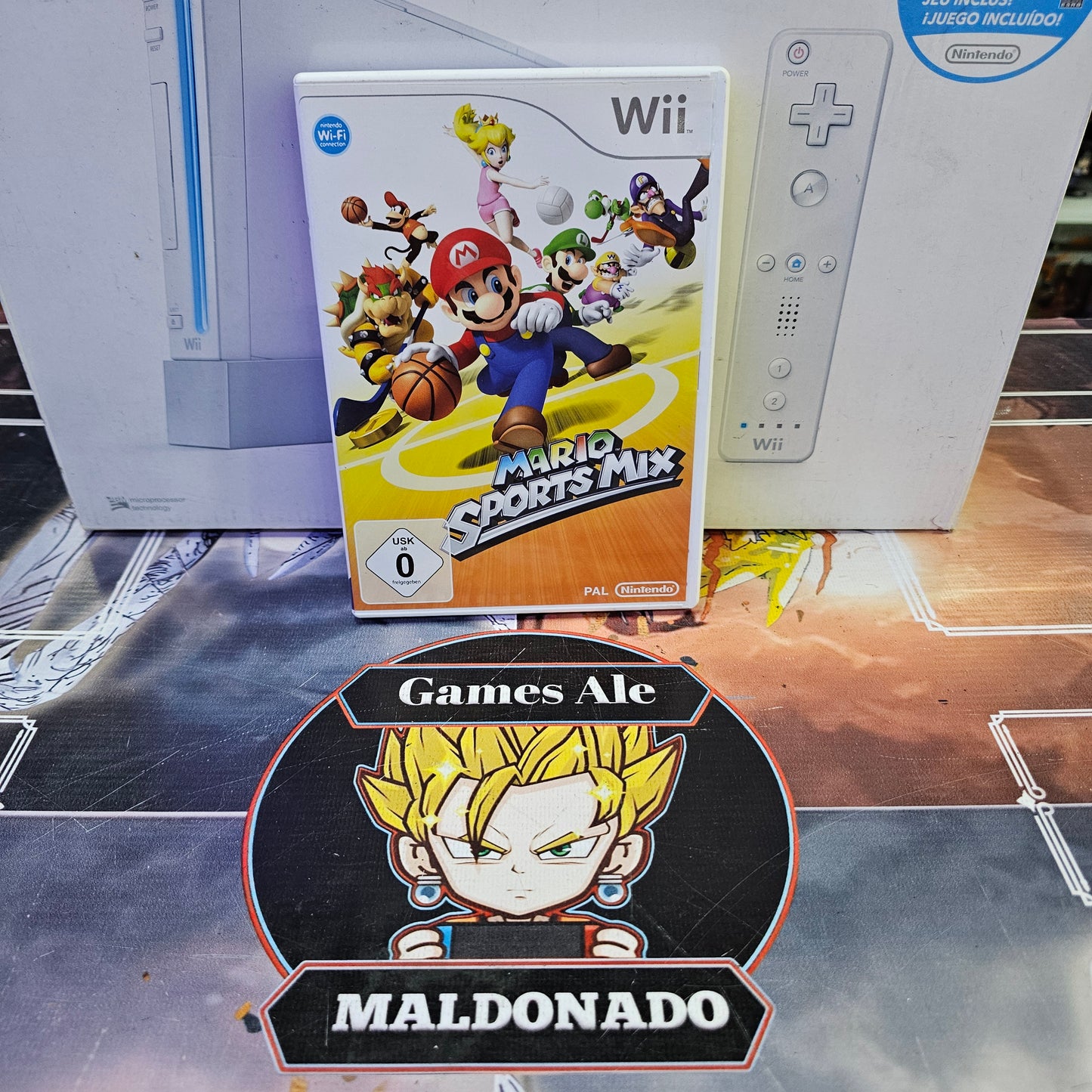 MARIO SPORTS MIX JUEGO DE NINTENDO WII (USADO)