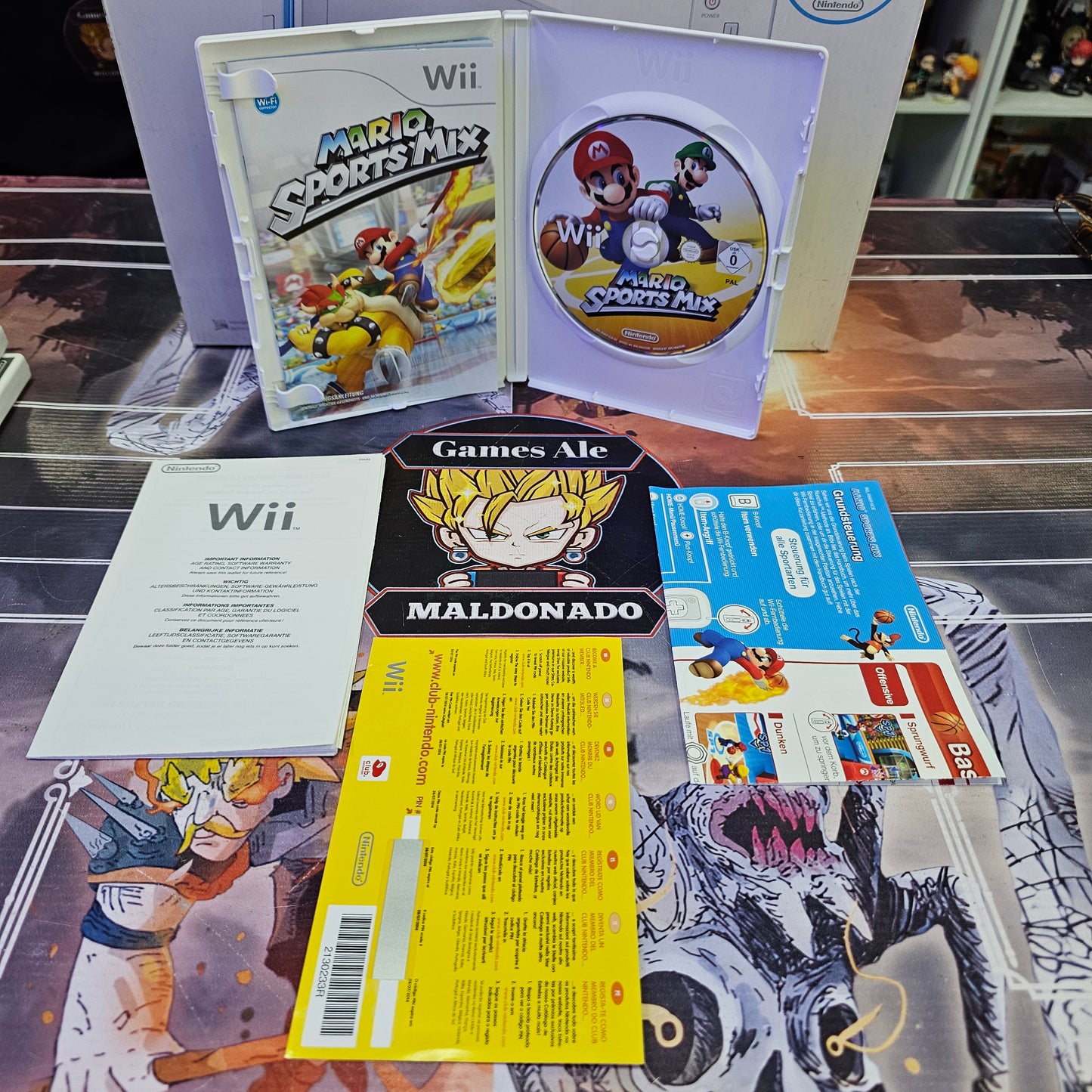 MARIO SPORTS MIX JUEGO DE NINTENDO WII (USADO)