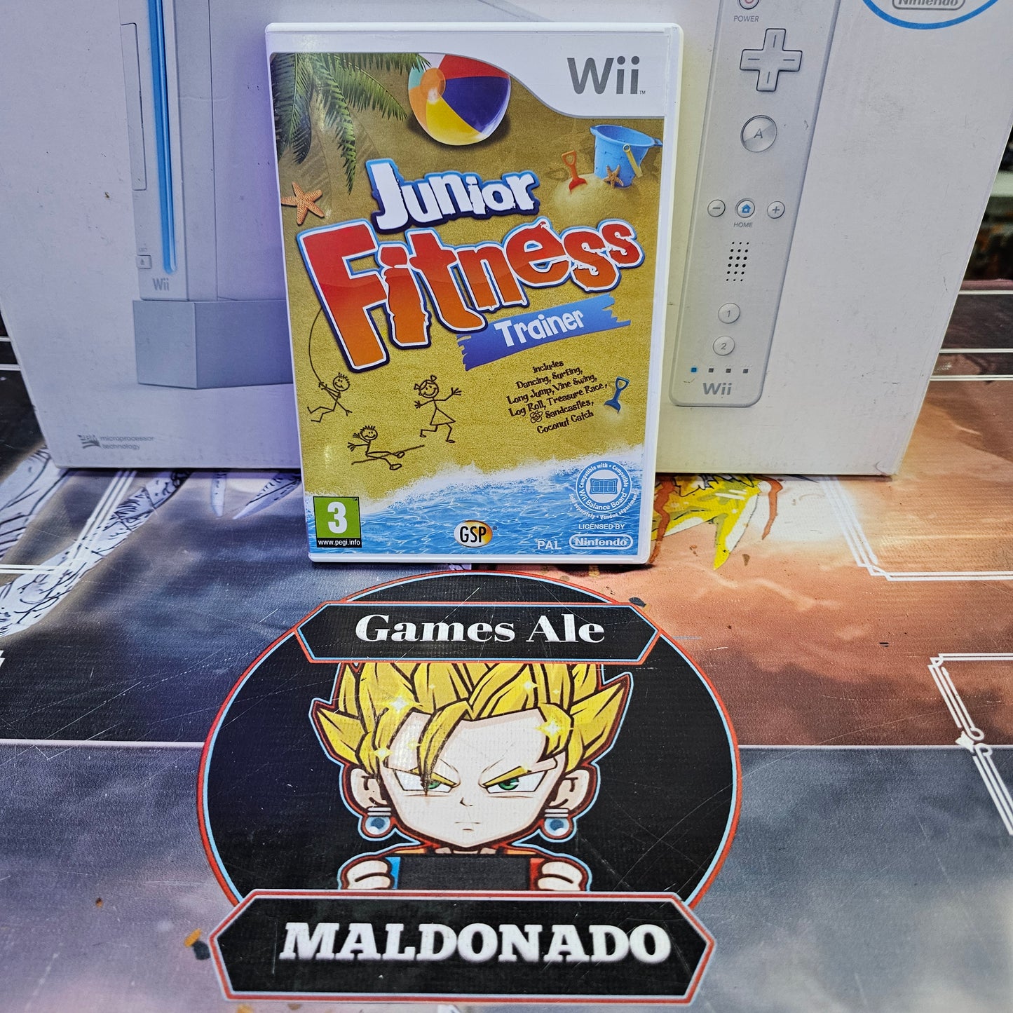 JUNIOR FITNESS JUEGO DE NINTENDO WII (USADO)