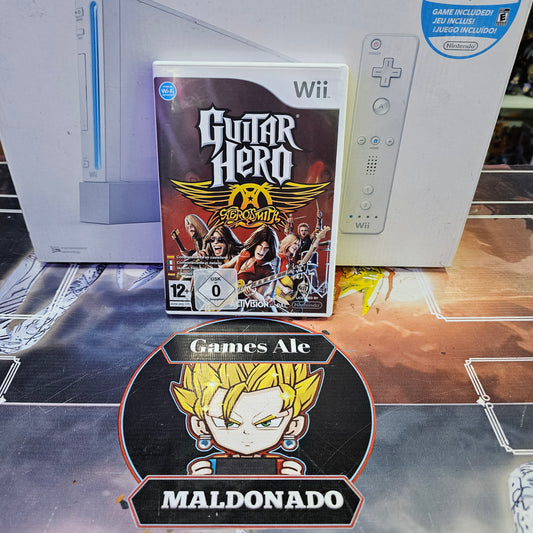 GUITAR HERO AERO SMITH JUEGO DE NINTENDO WII (USADO)
