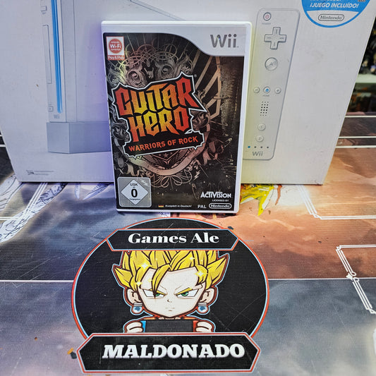 GUITAR HERO WARRIORS OF ROCK JUEGO DE NINTENDO WII (USADO)