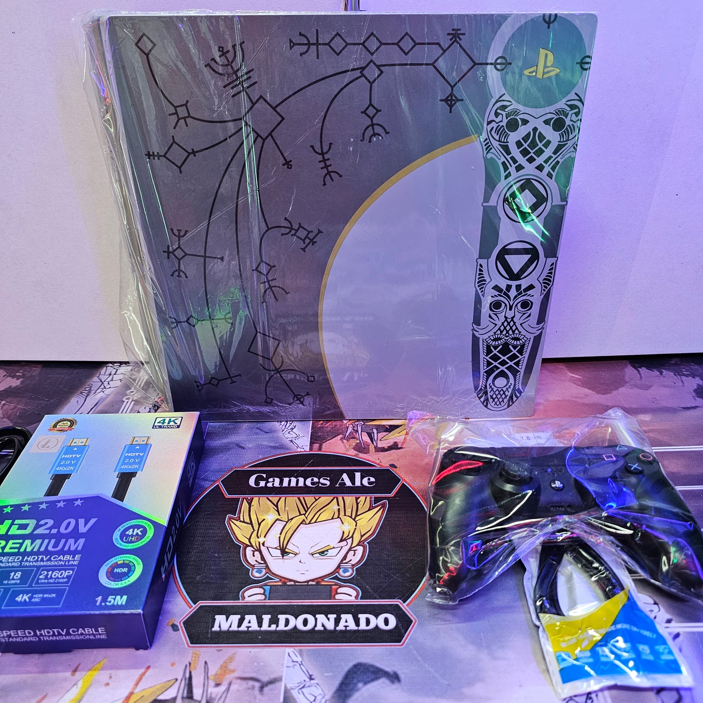 PLAYSTATION 4 PRO EDICIÓN LIMITADA GOD OF WAR (USADA) CON GARANTIA [ME756420...]