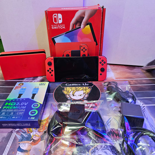 NINTENDO SWITCH OLED ROJA (USADA) CON GARANTIA [XTJ10048047...]