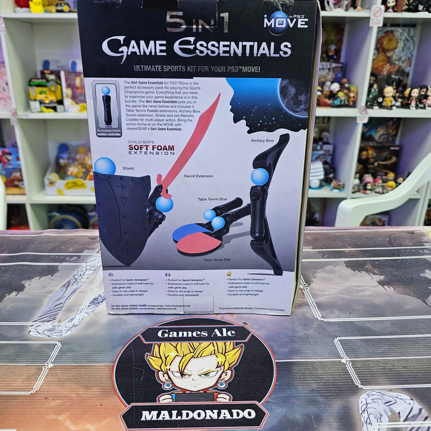 5 EN 1 GAME ESSENTIALS KIT ACCESORIOS MOVE PARA PS3