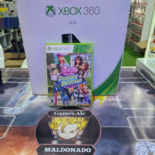 BARBIE Y HER SISTERS PUPPY RESCUE XBOX 360 JUEGO (USADO) NTSC