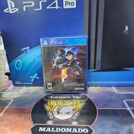 RESIDENT EVIL 5 (NUEVO SELLADO) JUEGO DE PLAYSTATION 4