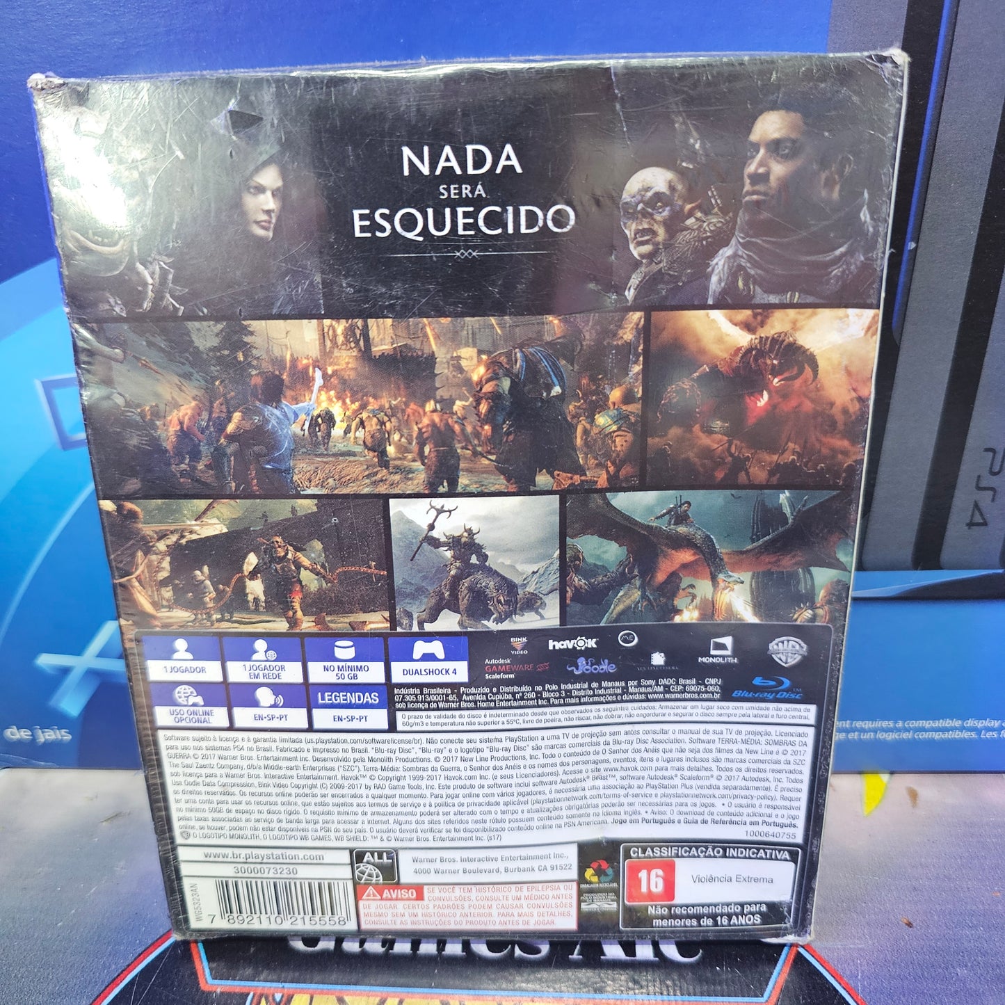 SOMBRAS DE GUERRA – JUEGO DE PLAYSTATION 4 (NUEVO SELLADO)