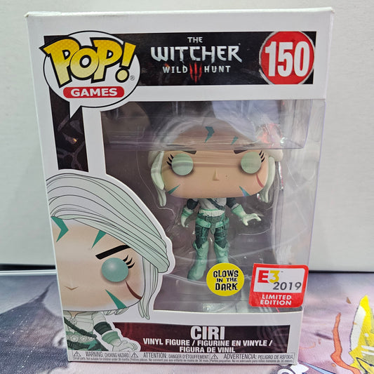 FUNKO POP CIRI ( GLOWS IN THE DARK ) ( E3 2019 LIMITED EDITION) - THE WITCHER 150