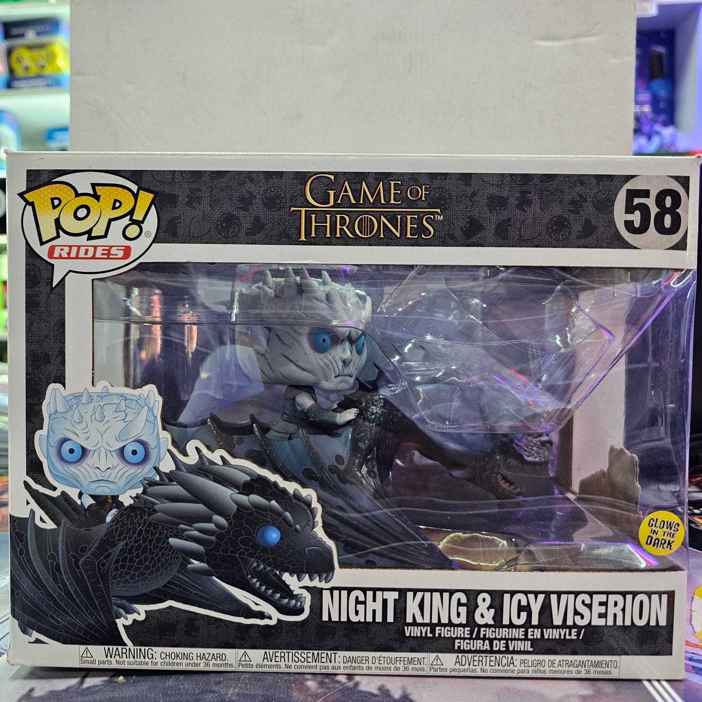 FUNKO POP NIGHT KING Y ICY VISERION - GAME OF THRONES 58