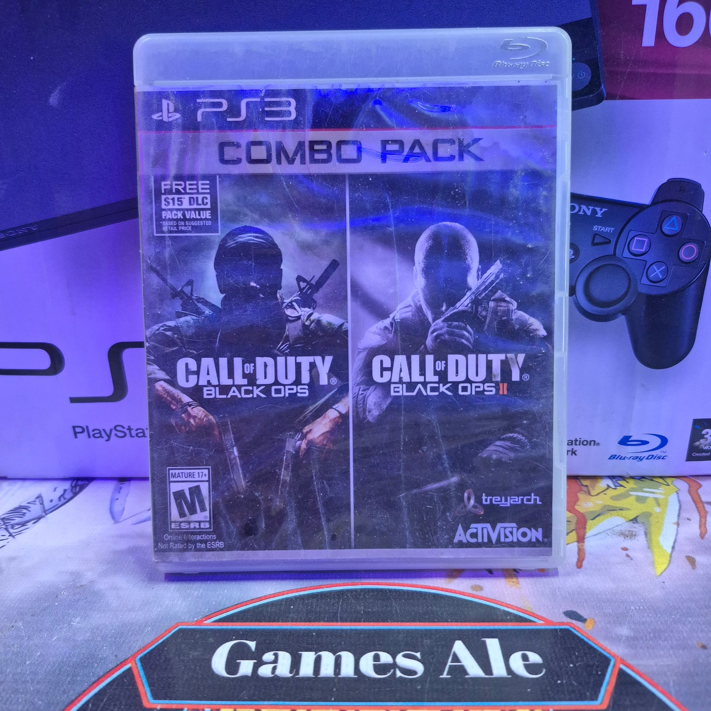 CALL OF DUTY COMBO PACK - BLACK OPS 1 / 2 PLAYSTATION 3 (USADO)