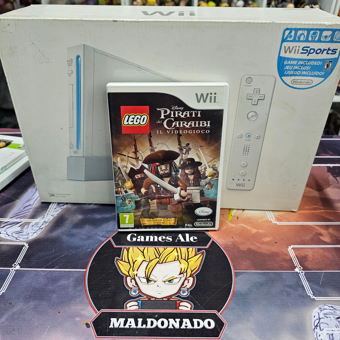 LEGO PIRATI DEI CARIBI IL VIDEOGIOCO JUEGO DE NINTENDO WII (USADO)