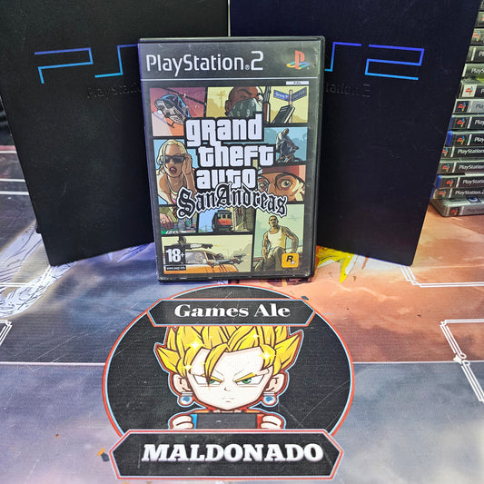 GRAND THEFT AUTO SAN ANDREA JUEGO DE PLAYSTATION 2 (USADO)