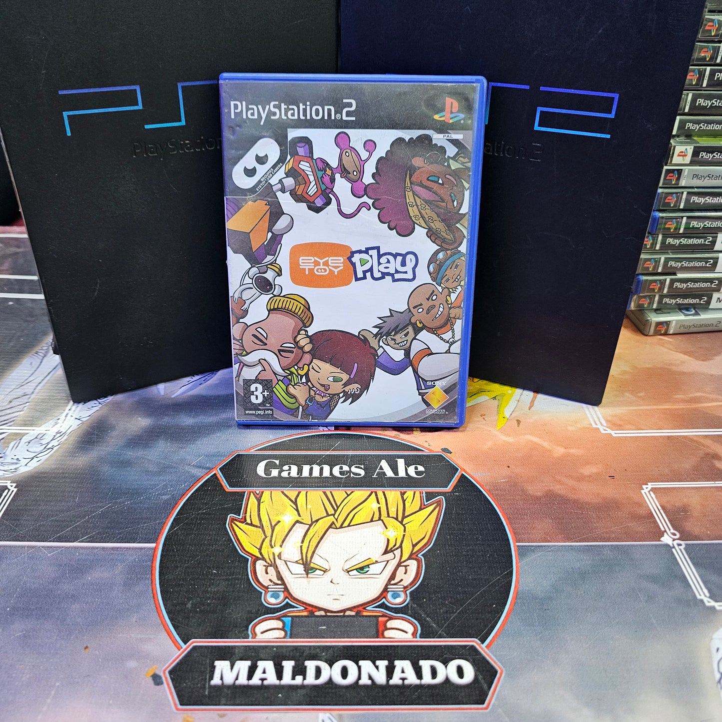 EYE TOY PLAY JUEGO DE PLAYSTATION 2 ( USADO)