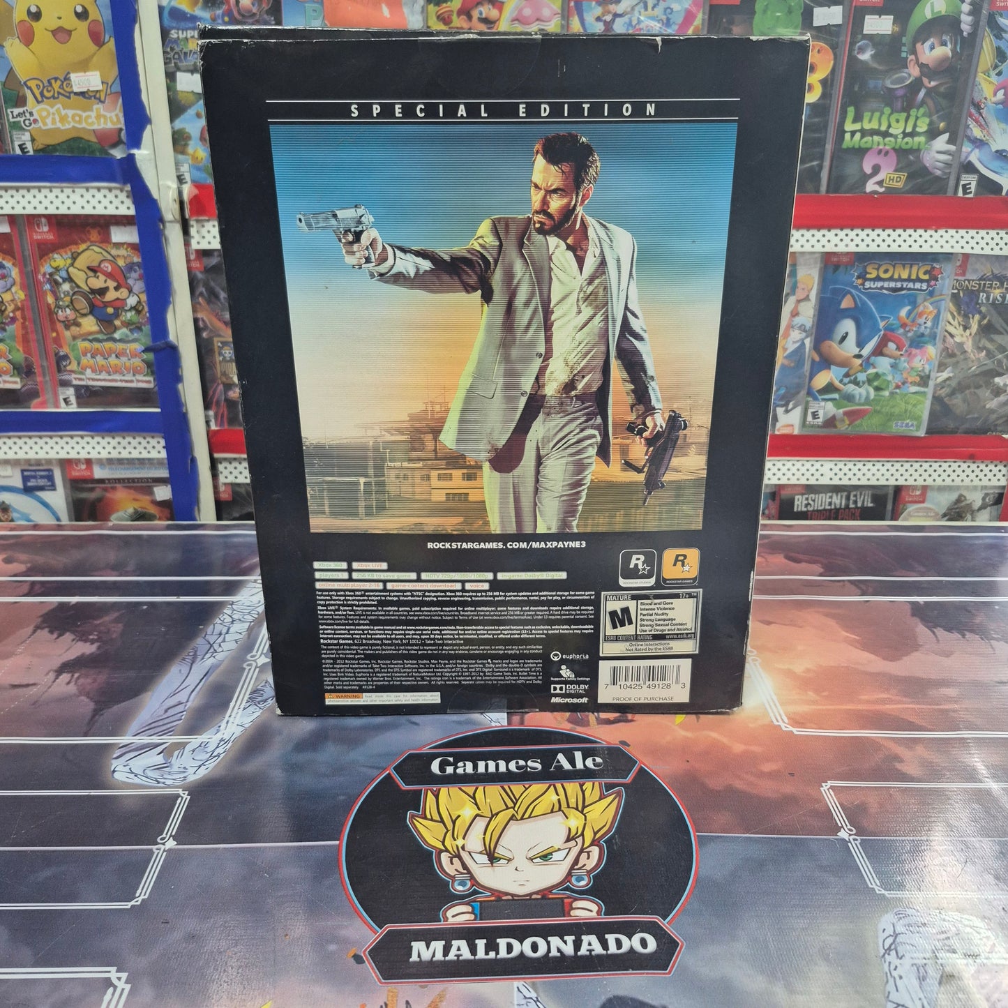 MAX PAYNE 3 – EDICION COLECCIONISTA– XBOX 360 (CON STATUA)