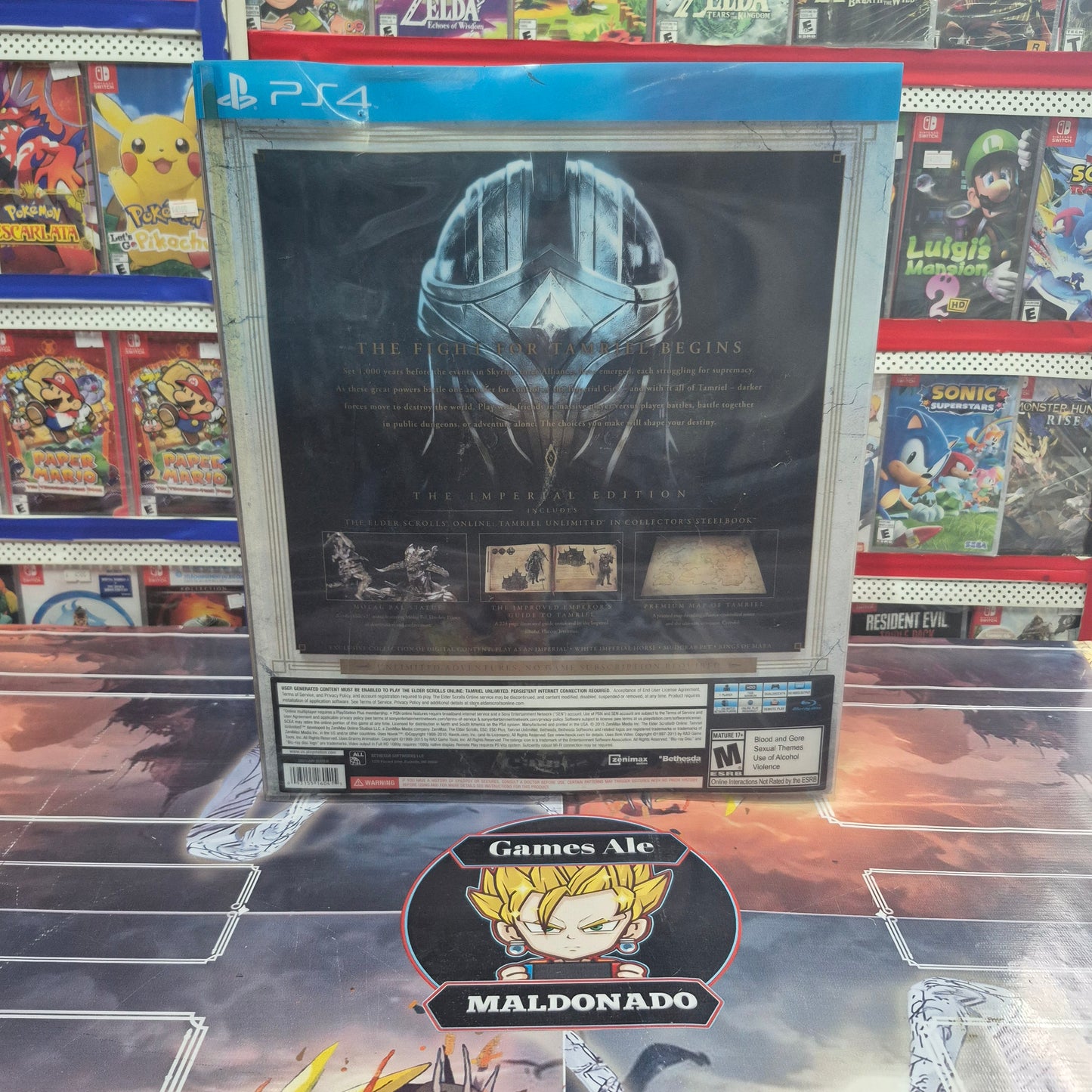 THE ELDER SCROLLS ONLINE – EDICIÓN COLECCIONISTA – PLAYSTATION 4