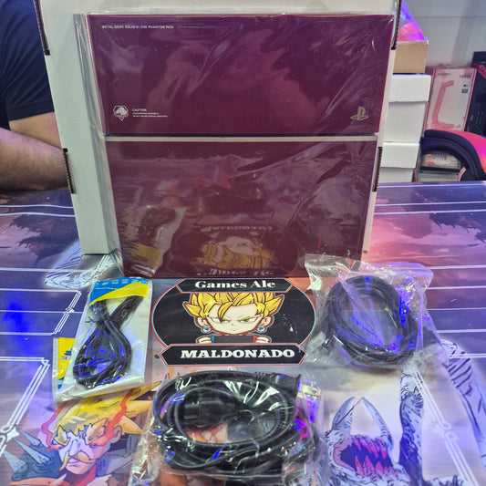 PLAYSTATION 4 FAT EDICIÓN LIMITADA METAL GEAR SOLID V (USADA) CON GARANTIA [03-27452326-64444508] 500GB