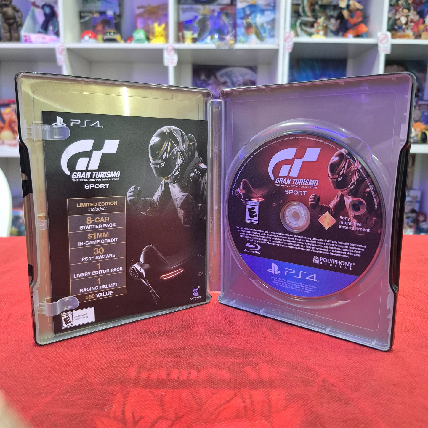 STEELBOOK GRAN TURISMO SPORT PLAYSTATION 4