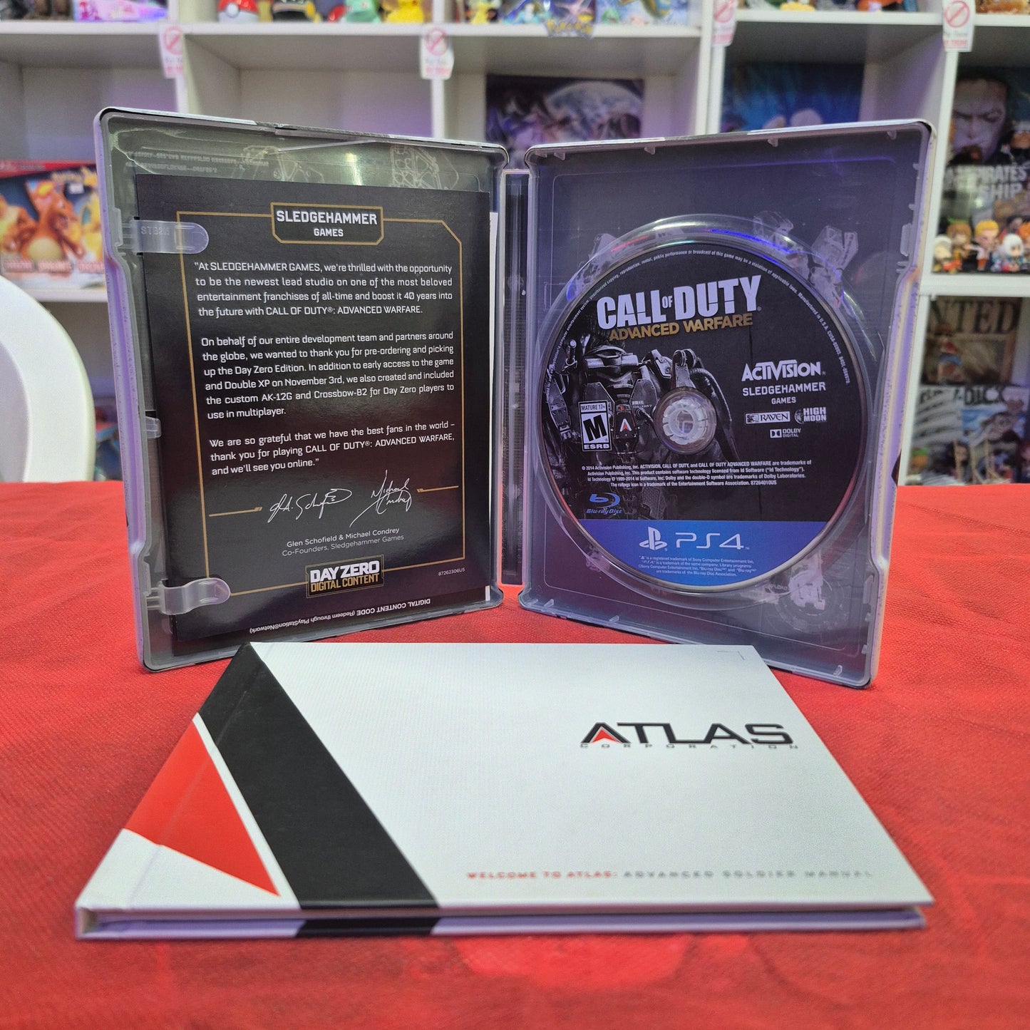 CALL OF DUTY ADVANCED WARFARE STEELBOOK + LIBRO DE ARTE