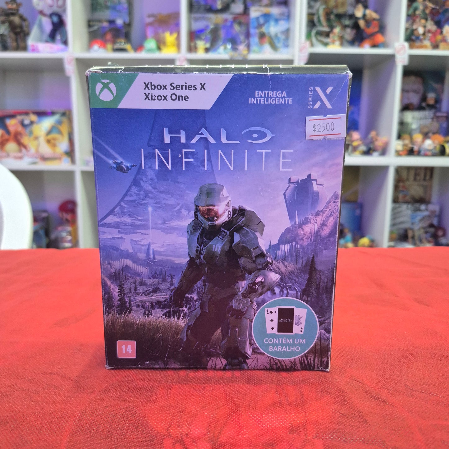 HALO INFINITE XBOX SERIES X Y ONE STEELBOOK + BARAJA DE CARTAS