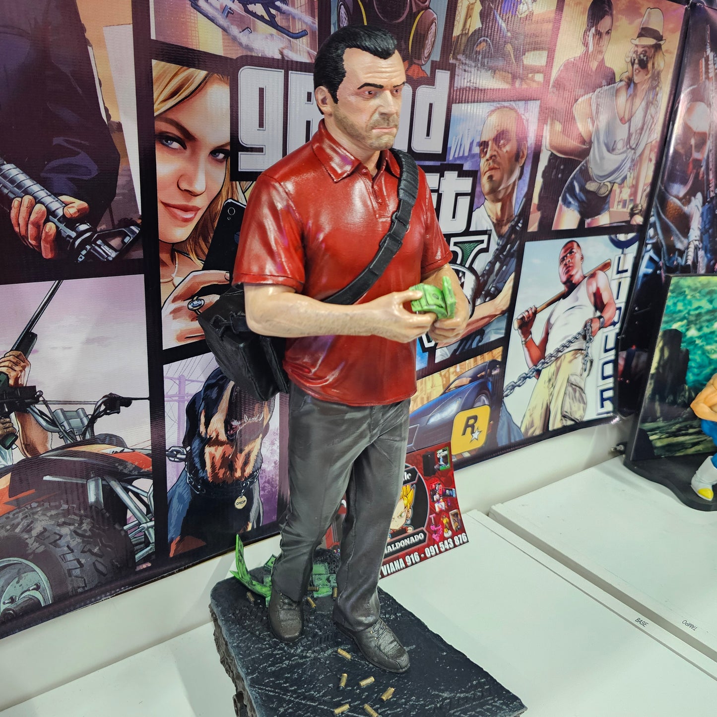 MICHAEL GTA V FIGURA EN 3D 40 CM GTA 5