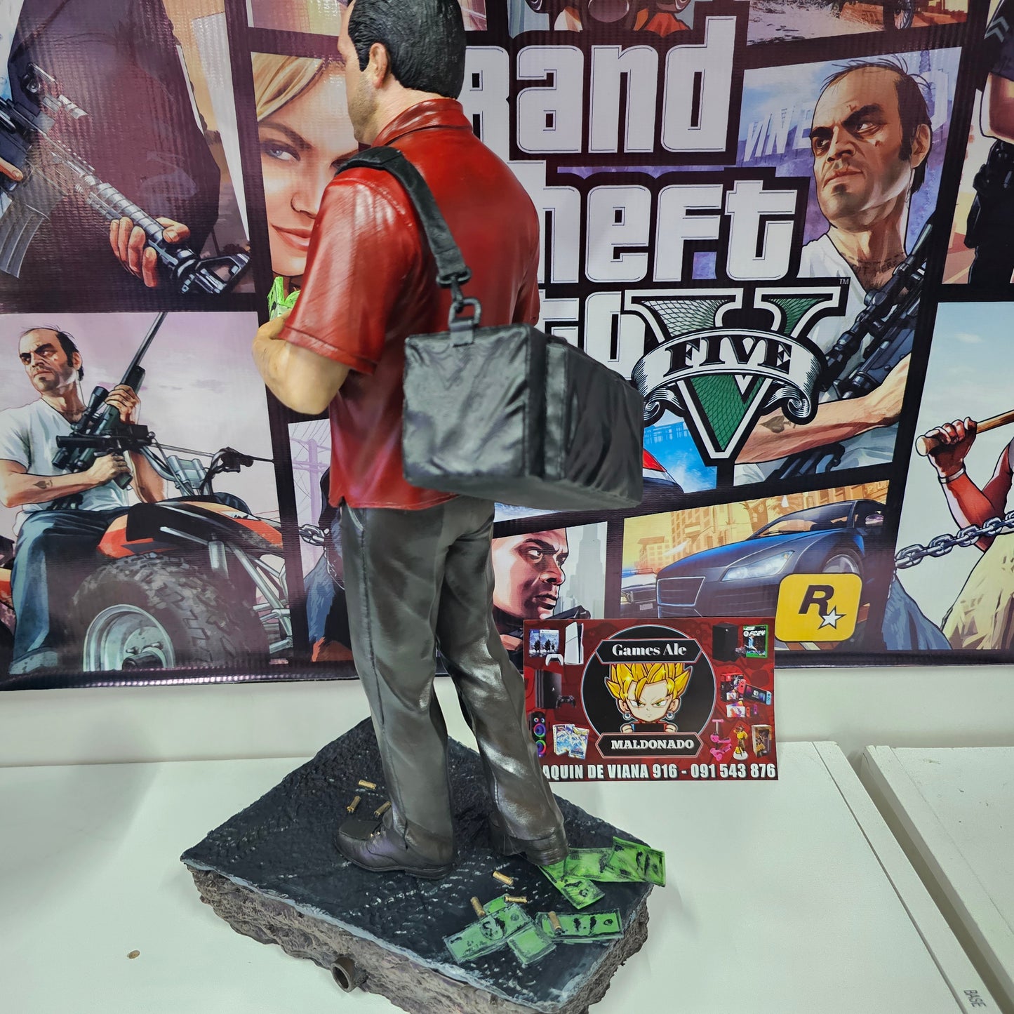 MICHAEL GTA V FIGURA EN 3D 40 CM GTA 5