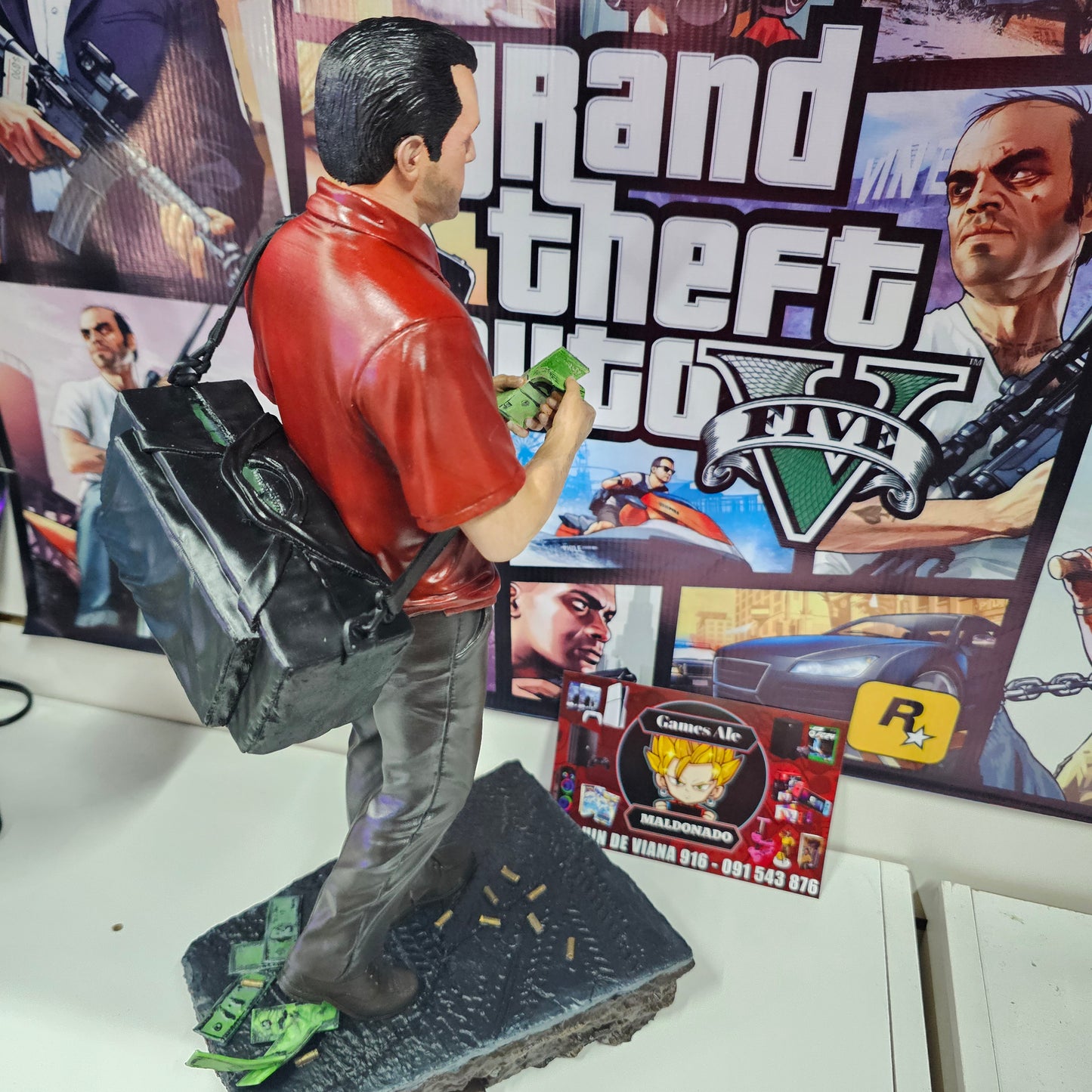 MICHAEL GTA V FIGURA EN 3D 40 CM GTA 5
