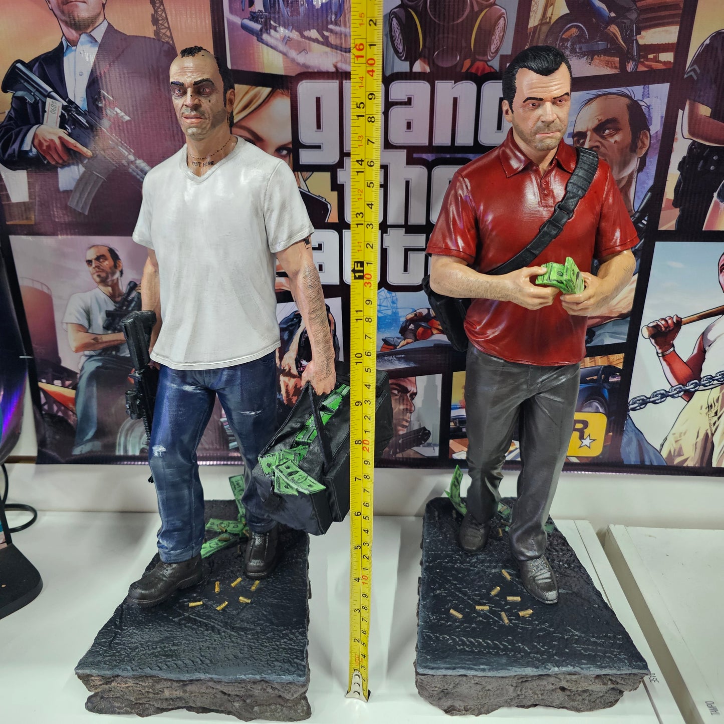 TREVOR GTA V FIGURA EN 3D 40CM GTA 5