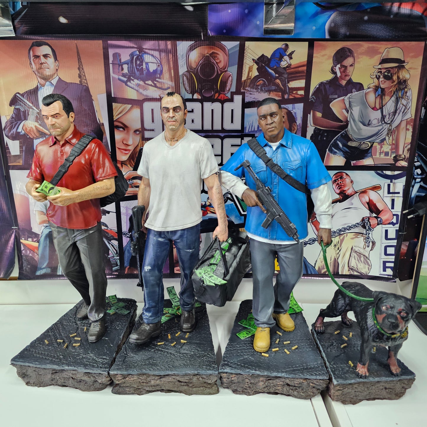 MICHAEL GTA V FIGURA EN 3D 40 CM GTA 5