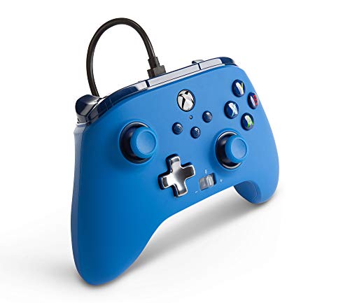 JOYSTIC POWERA ENHANCED WIRED CONTROLLER FOR XBOX SERIES X|S – OFFICIALLY LICENSED FOR XBOX ROSA AZUL