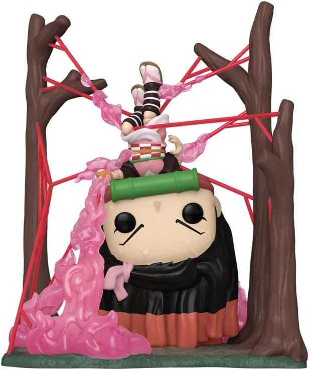 POP! DELUXE: DEMON SLAYER - NEZUKO KAMADO EN LA WEB GLOW IN THE DARK 1418
