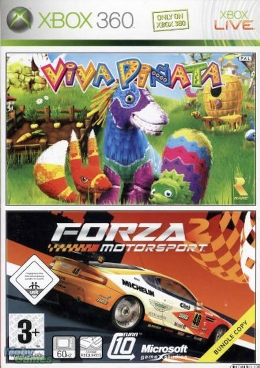 VIVA PIÑATA + FORZA MOTORSPORT 2 – JUEGO DE XBOX 360 (USADO) (PAL)