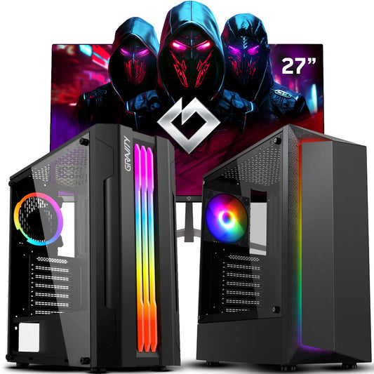 COMBO PC GAMER AMD 5600G GR85 / GR08 + MONITOR 27" 75Hz