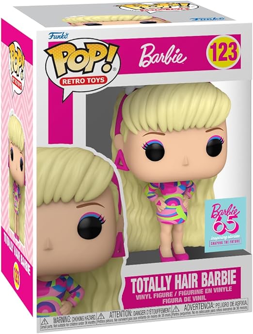 FUNKO POP BARBIE 65 ANIVERSARIO TOTALLY HAIR BARBIE 123