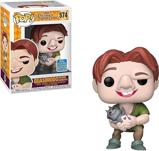 FUNKO POP DISNEY THE HUNCHBACK OF NOTRE DAME 574 QUASIMODO LIMITED EDITION 2019 SUMMER CONVENTION THE HUNCHBACK