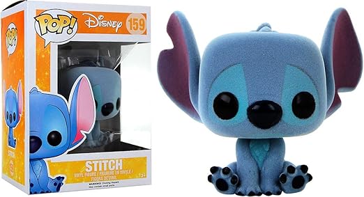 DISNEY LILO AND STITCH FLOCKED VINYL FIGURE STITCH 159