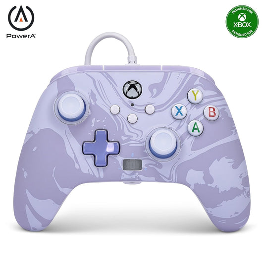 JOYSTIC POWERA ENHANCED WIRED CONTROLLER FOR XBOX SERIES X|S –  OFFICIALLY LICENSED FOR XBOX ROSA PÚRPURA
